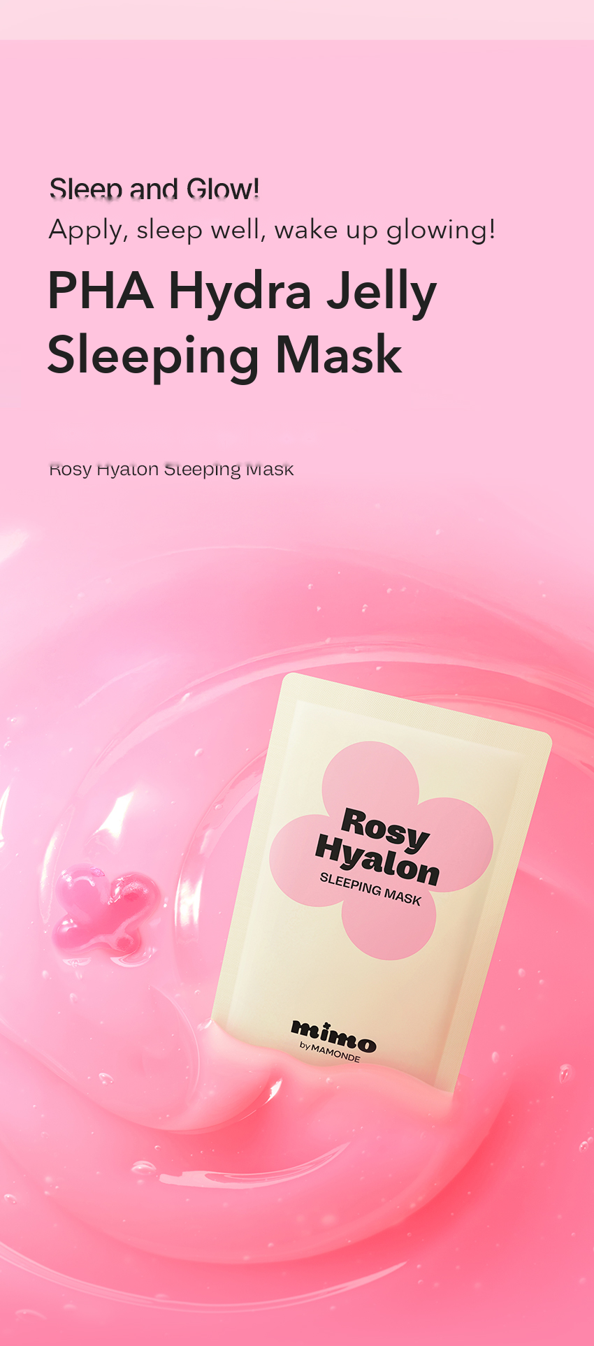 MIMO by MAMONDE Rosy-Hyalon Sleeping Mask detail 02