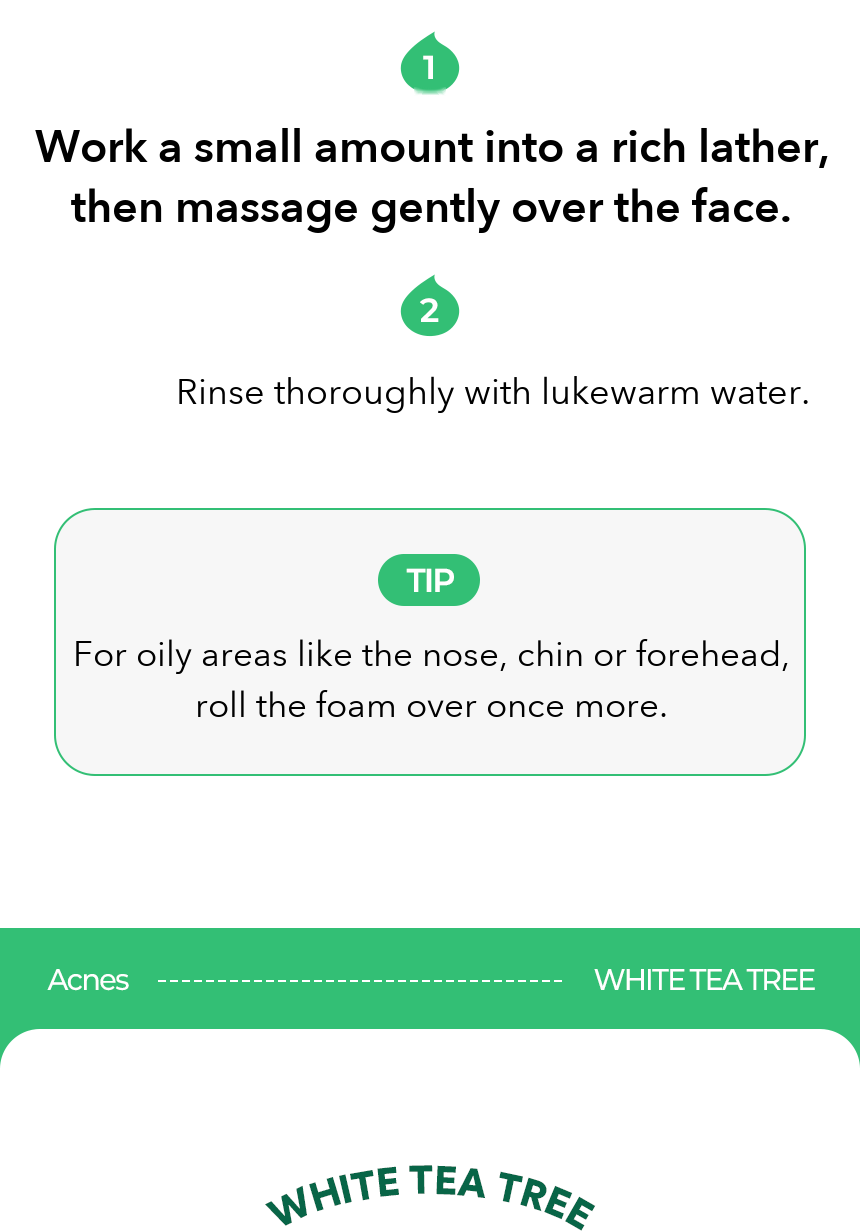 ACNES White Tea Tree Foam Cleanser 100ml detail 11