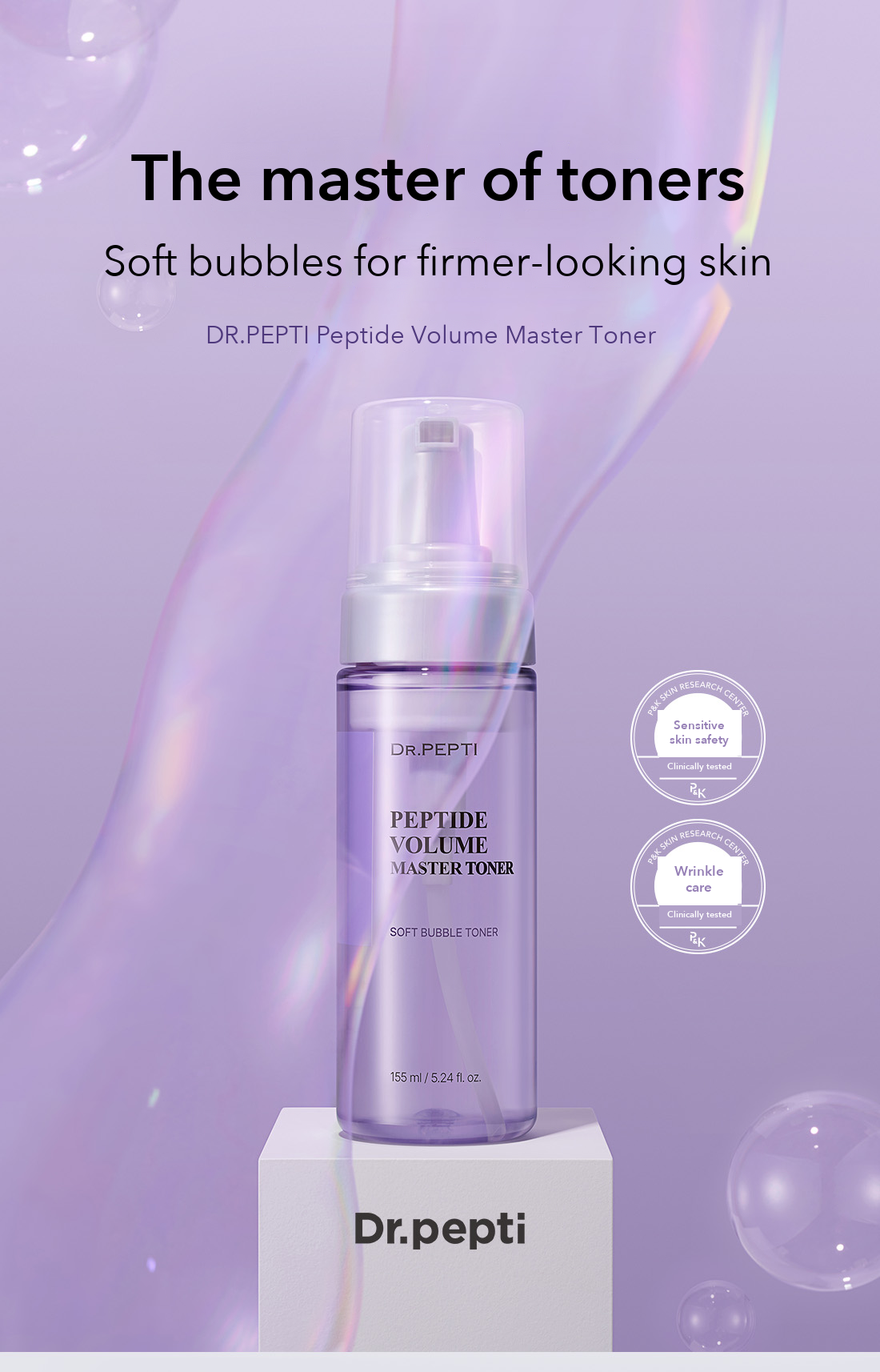 DR.PEPTI Peptide Volume Master Toner detail 01