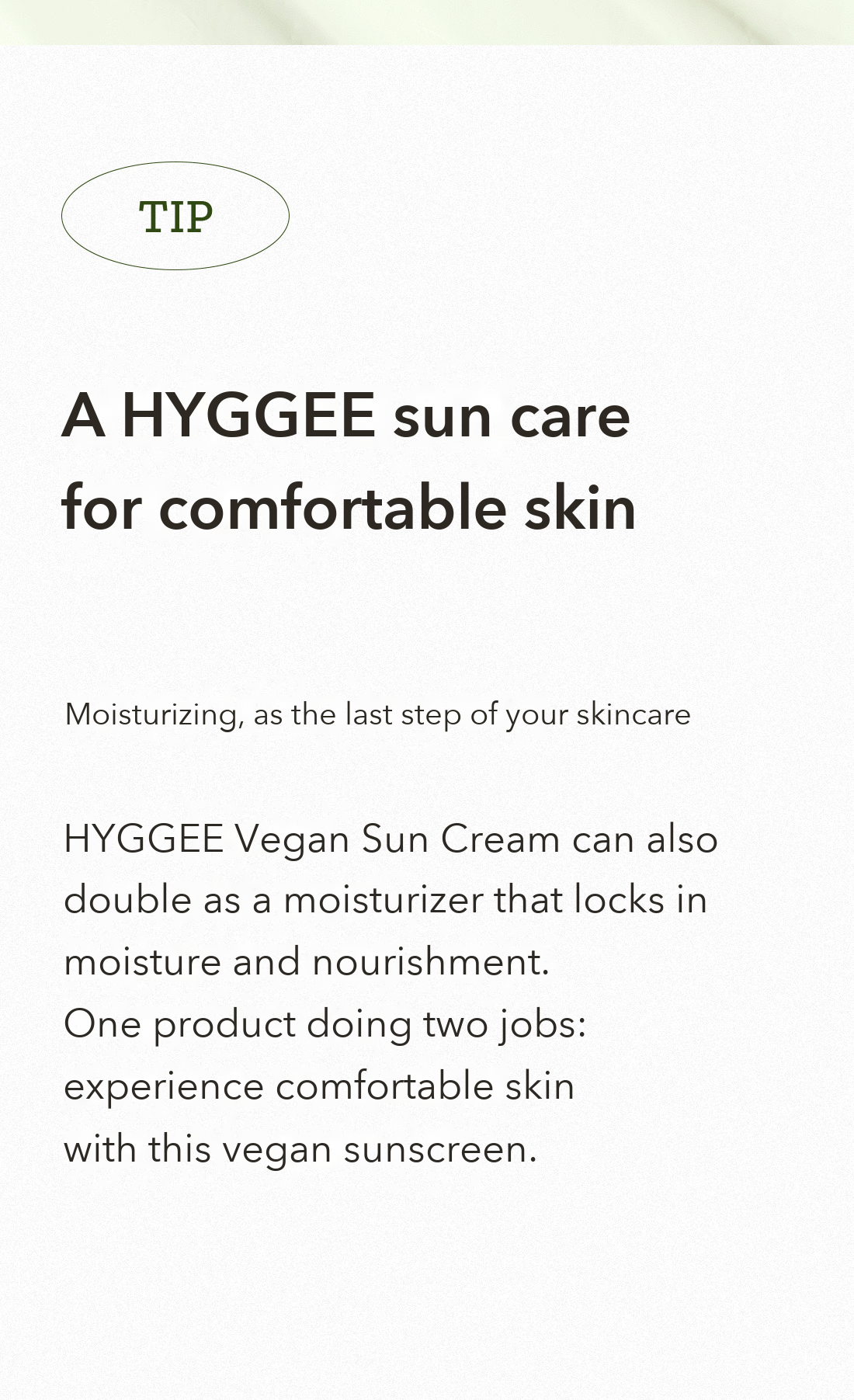 HYGGEE Vegan Sun Cream detail 18