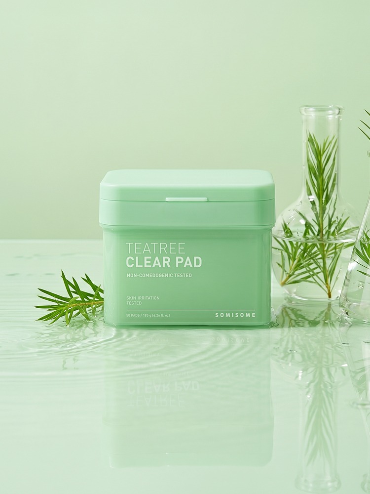 Somisome Tea Tree Clear Square Pad 50 Pads 185g
