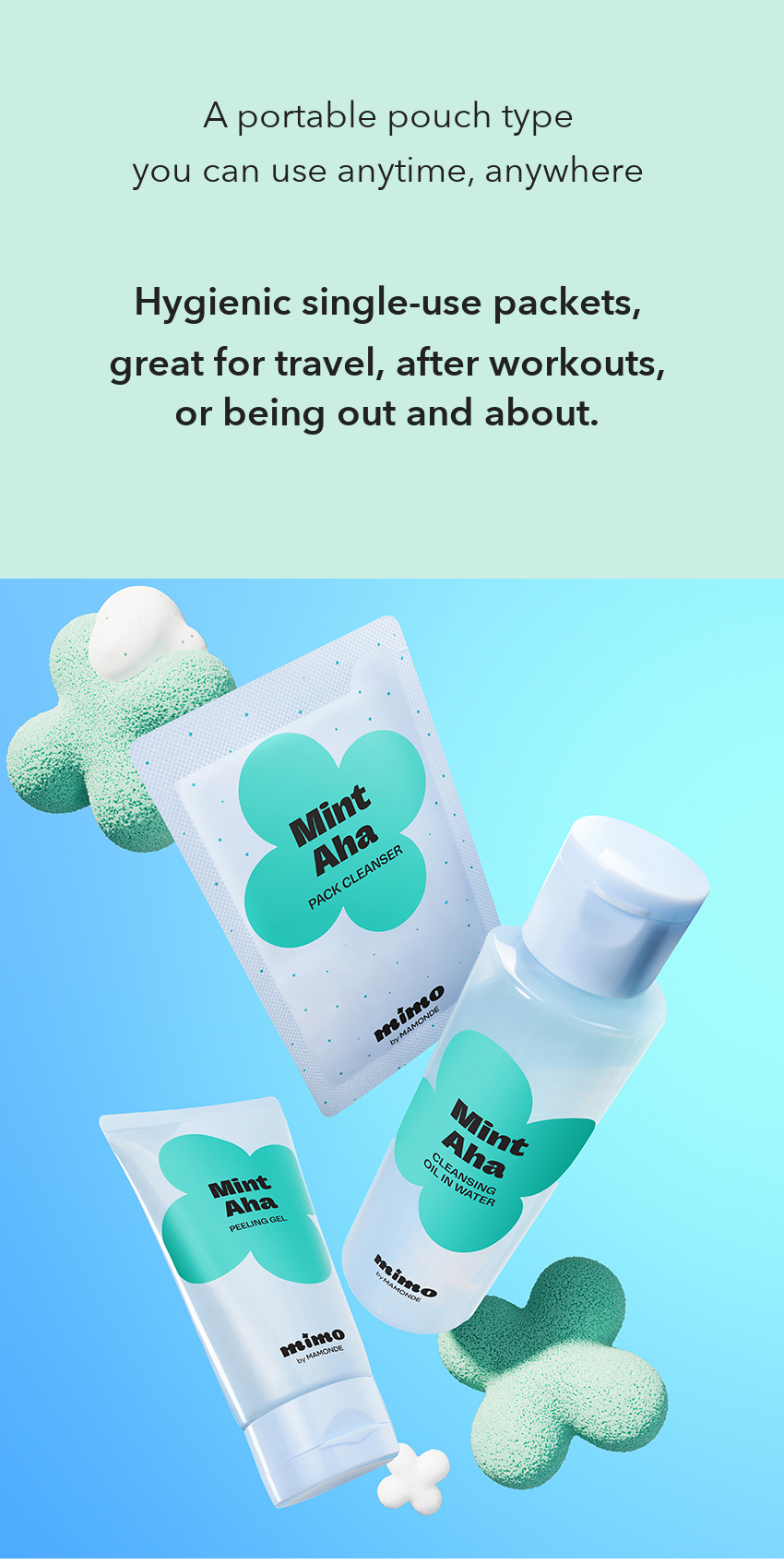 MIMO by MAMONDE Mint-AHA Pack Cleanser detail 09
