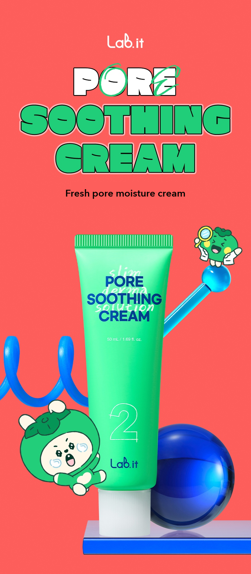 Lab.it Pore Soothing Cream detail 1