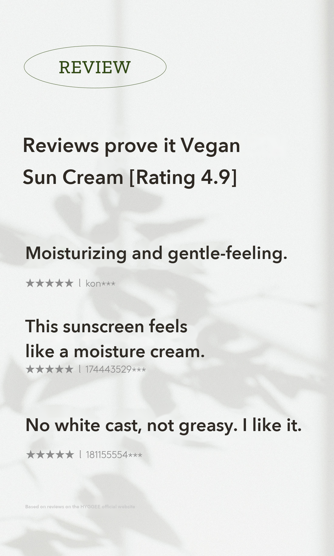 HYGGEE Vegan Sun Cream detail 15
