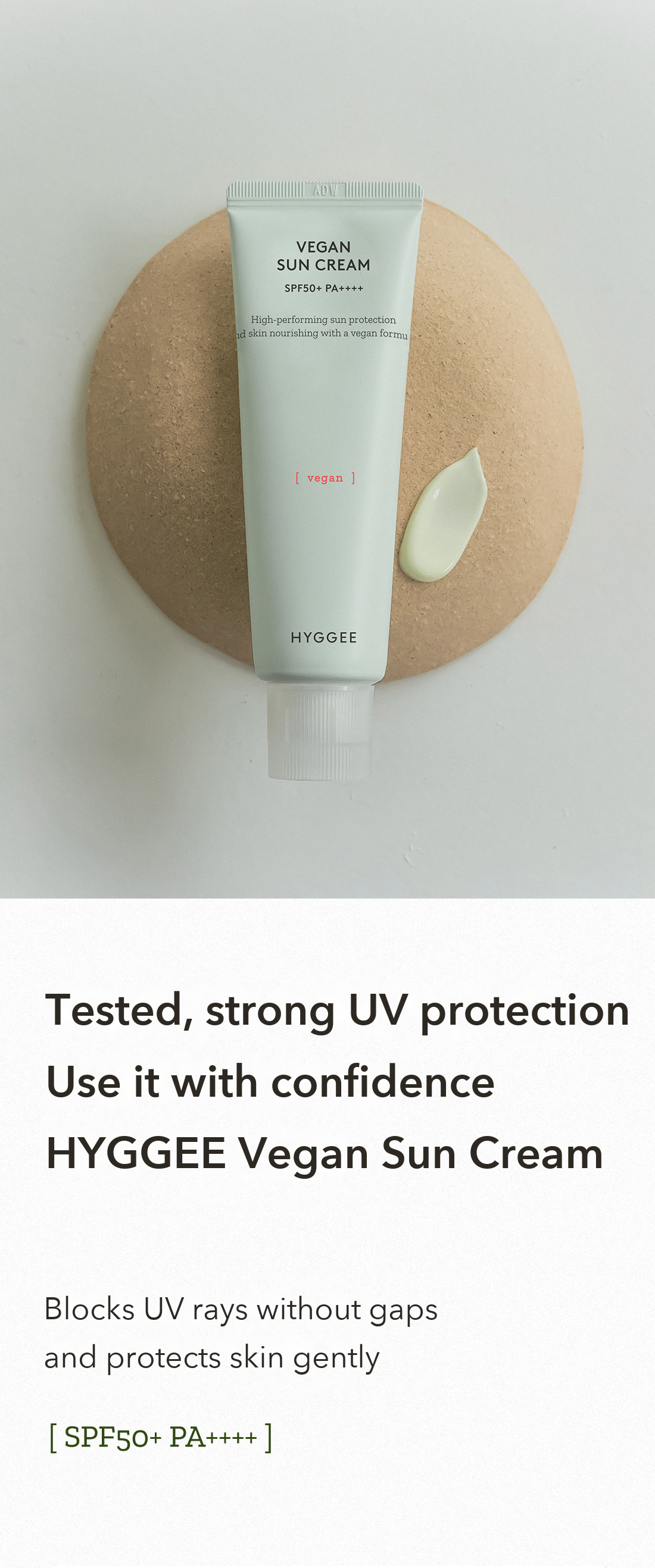 HYGGEE Vegan Sun Cream detail 3