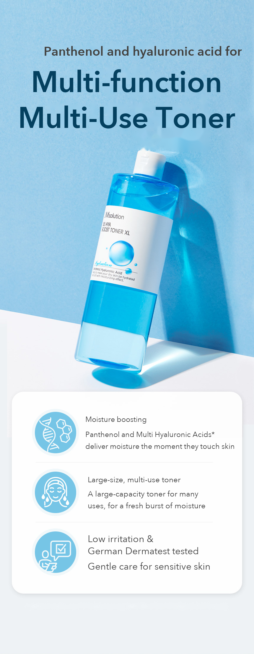 JMsolution B5 Hya Moisturizing Boost Toner XL 500ml detail 02
