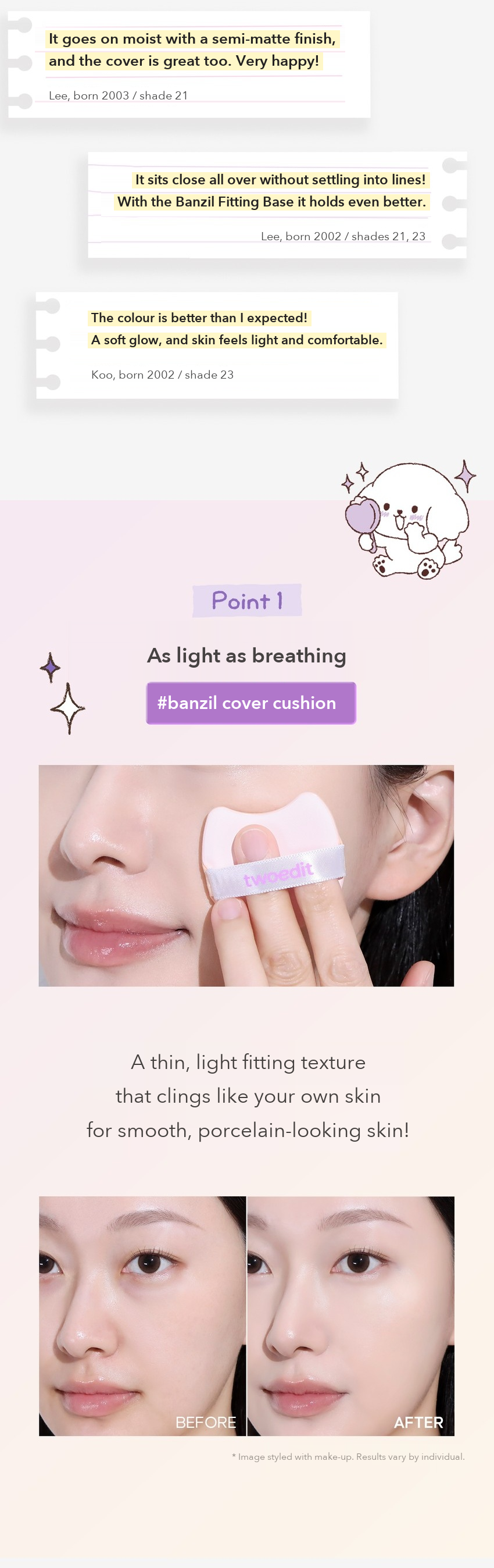 TWOEDIT Banzil Cover Cushion x Sechon detail 04