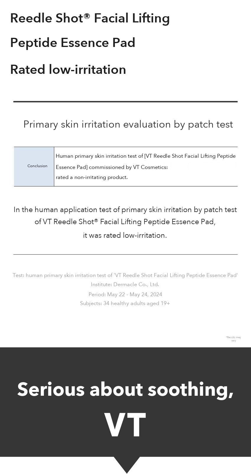 VT Reedle Shot Facial Lifting Peptide Essence Pad 8 Pads detail 04
