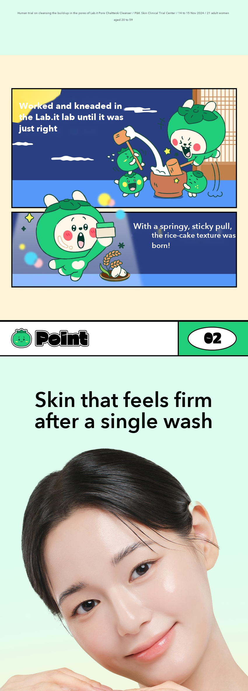 Lab.it Pore Chaltteok Cleanser detail 5