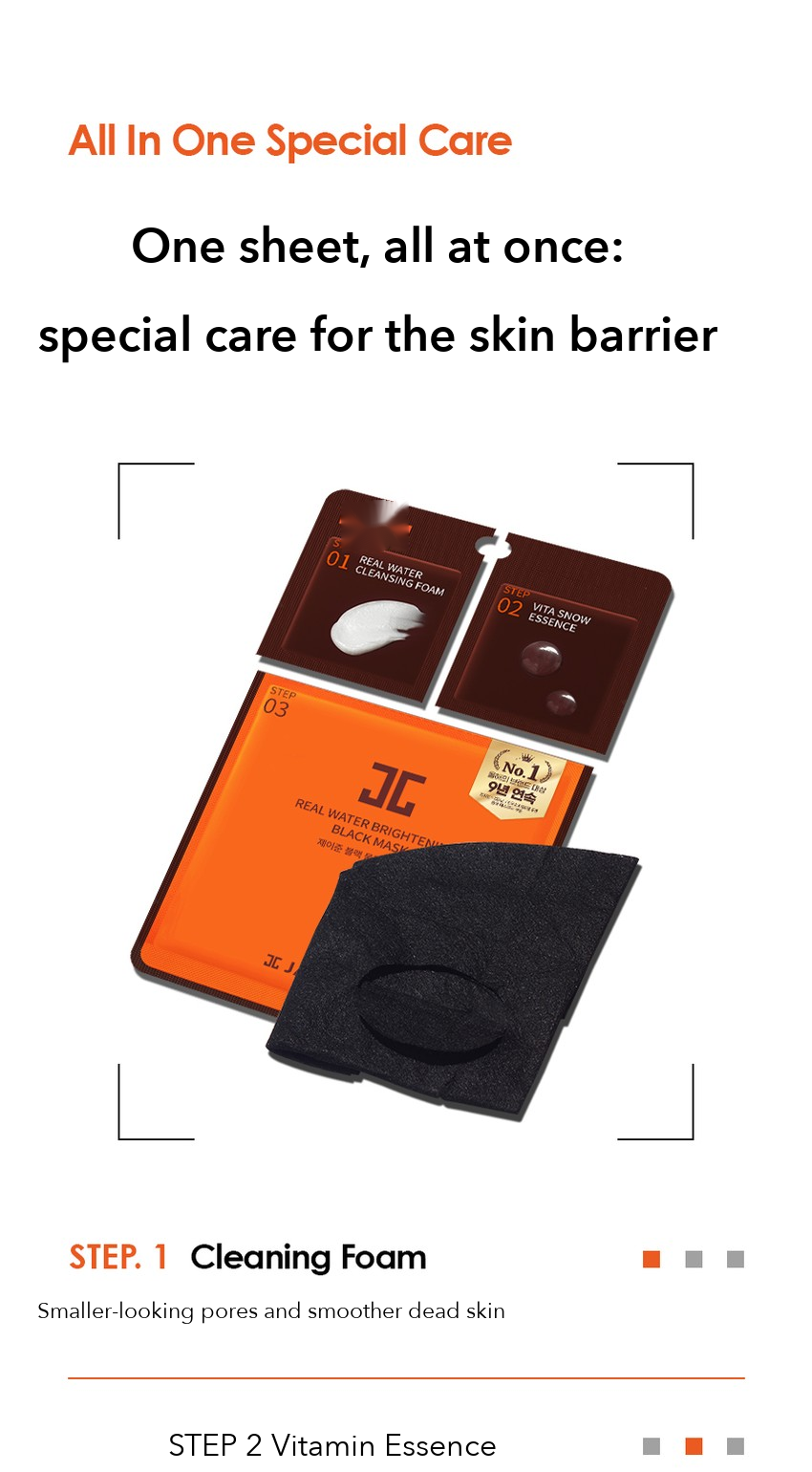 JAYJUN Black Water Glow Mask detail 3