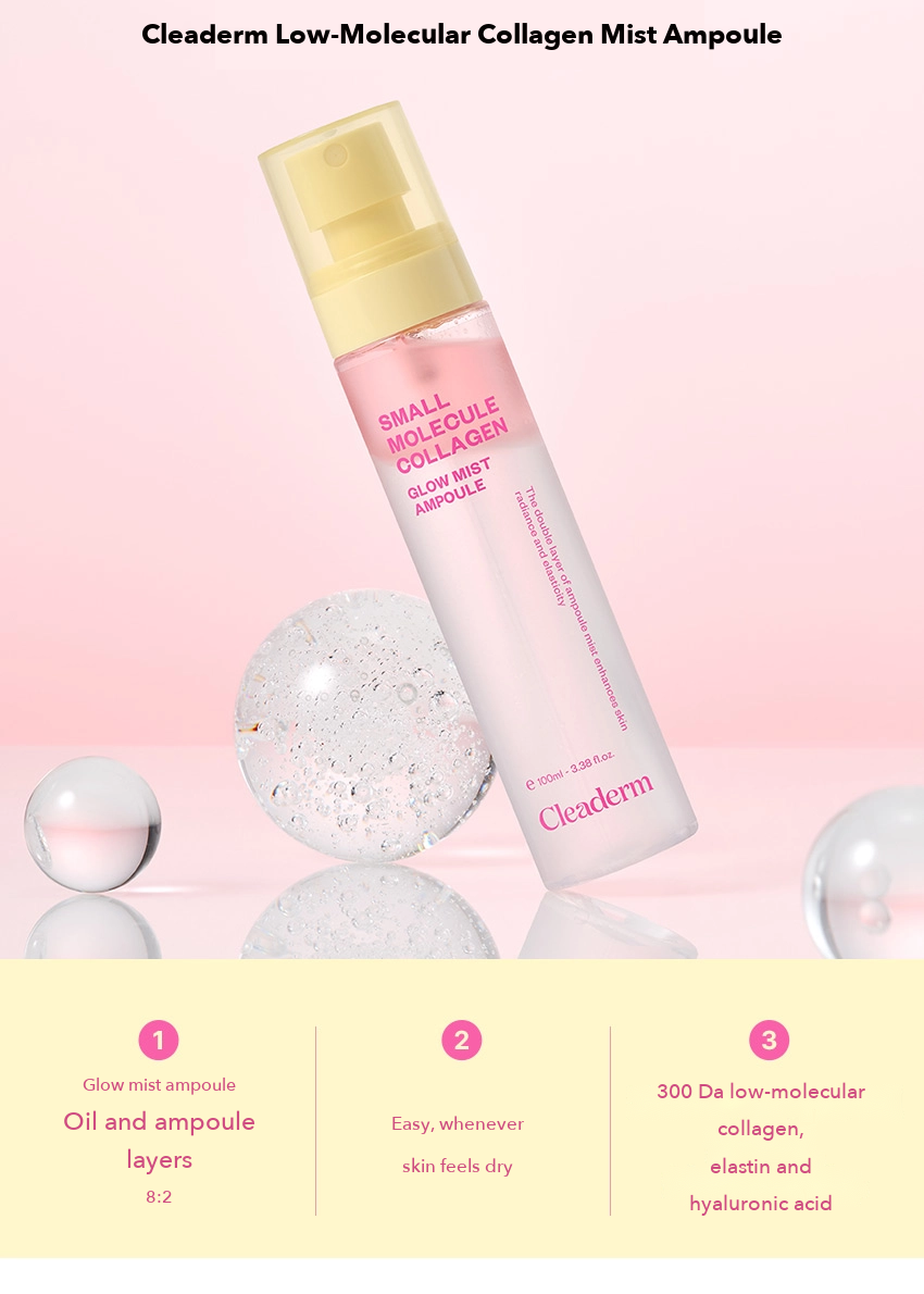 Cleaderm Low-Molecular Collagen Mist Ampoule detail 2