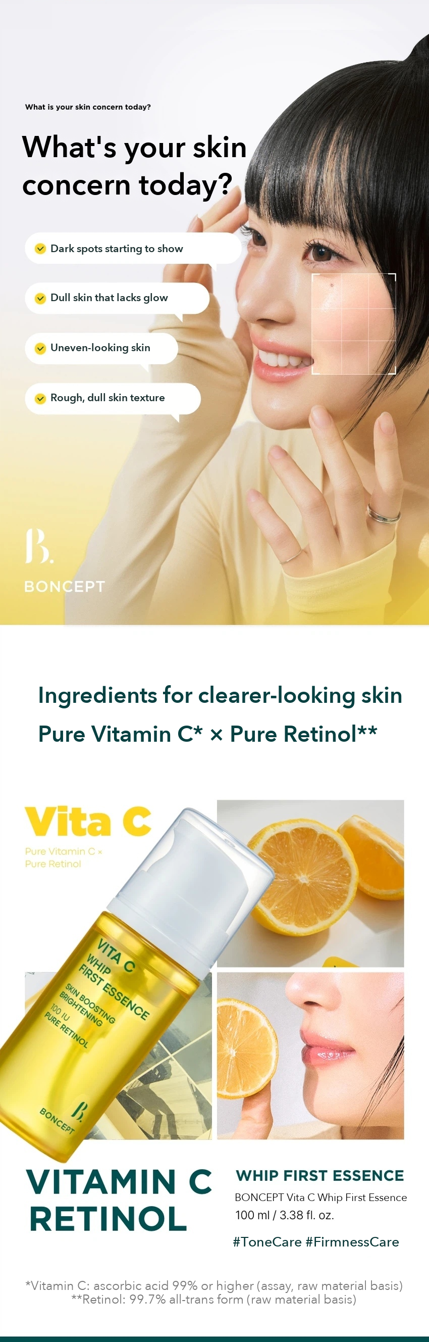 BONCEPT Vita C Whip First Essence 100ml detail 03