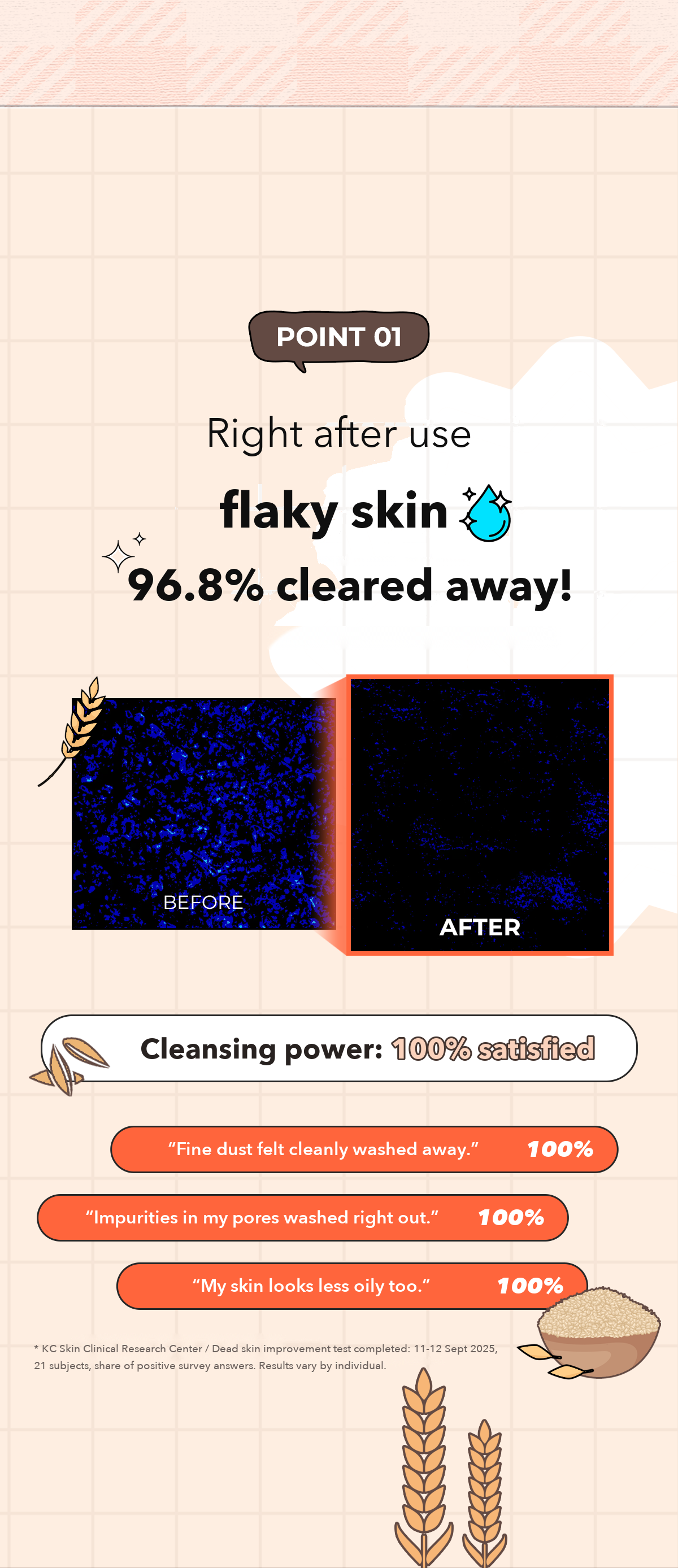 POINT Rice Chewy Grip Cleansing Foam detail 03
