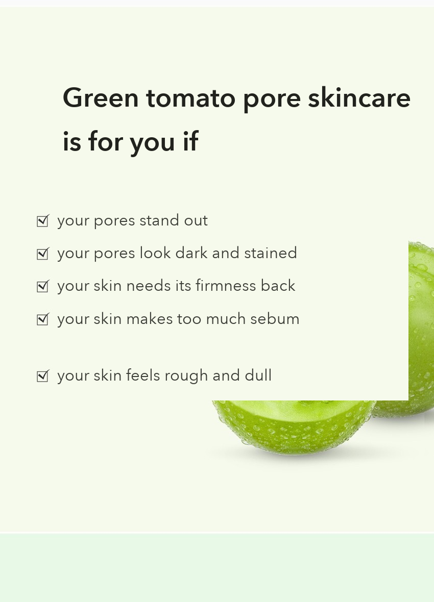 Ingredient Editor Green Tomato Pore Purifying Wash-off Mask detail 08