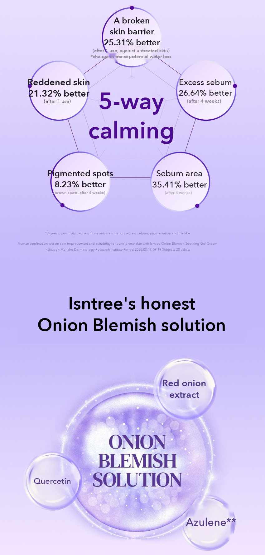 Isntree Onion Blemish Soothing Gel Cream detail 6