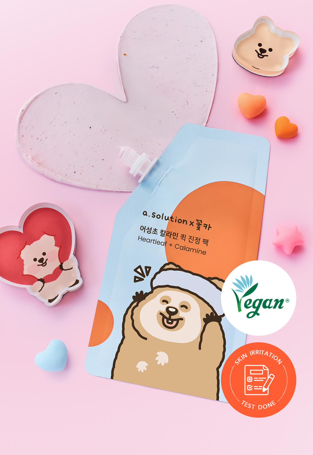 A.SOLUTION Heartleaf Calamine Quick Soothing Pack detail 02