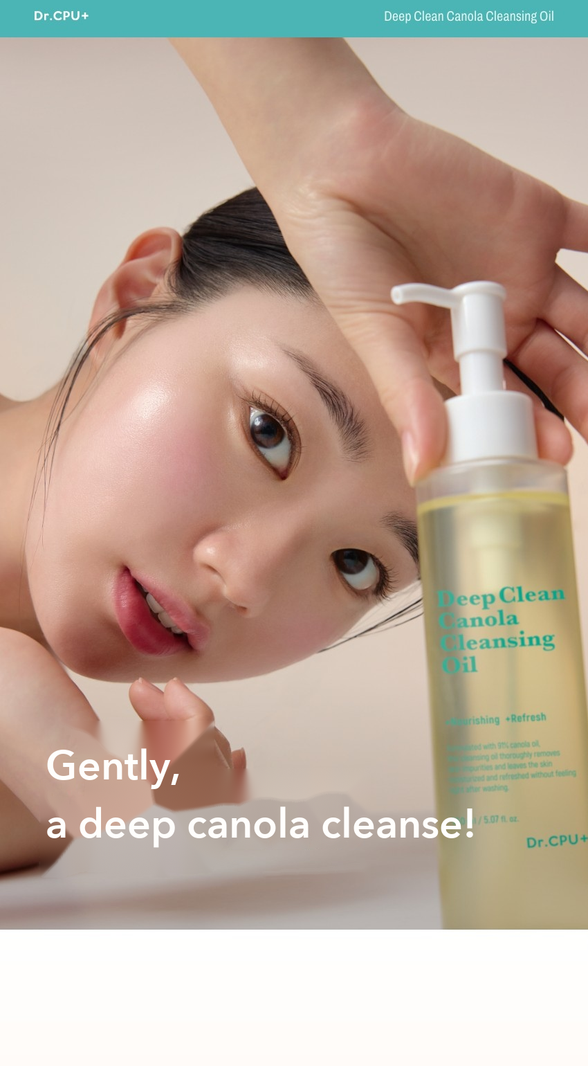 Dr.CPU+ Deep Clean Canola Cleansing Oil detail 2