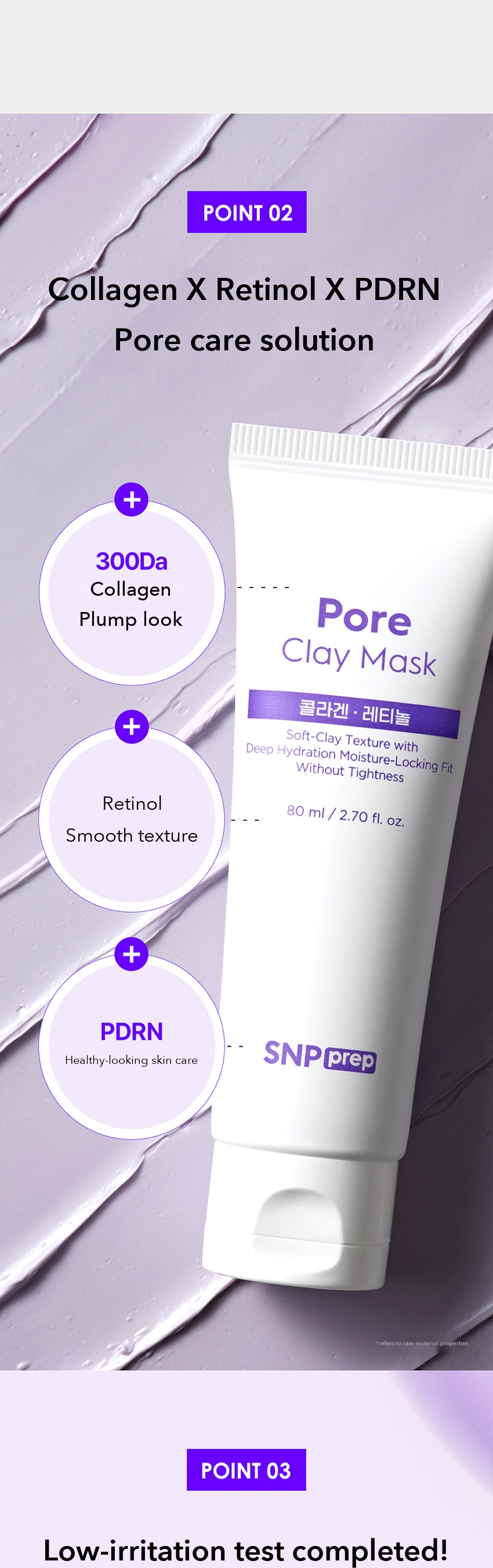 SNP PREP Pore Clay Mask detail 03