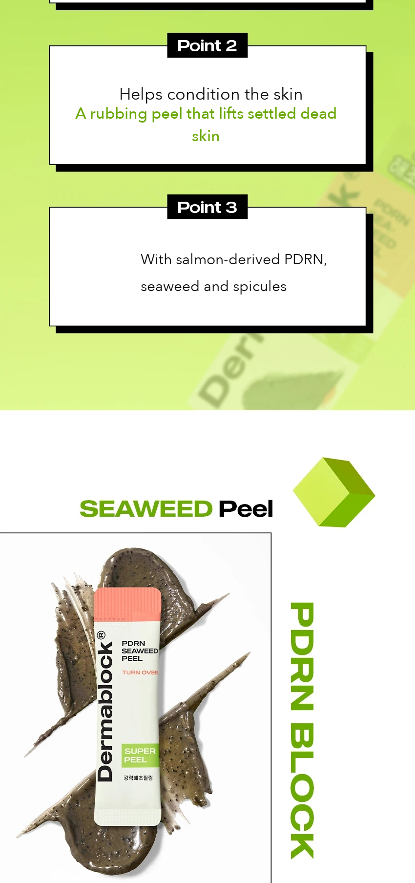 DERMABLOCK PDRN Seaweed Peel detail 04