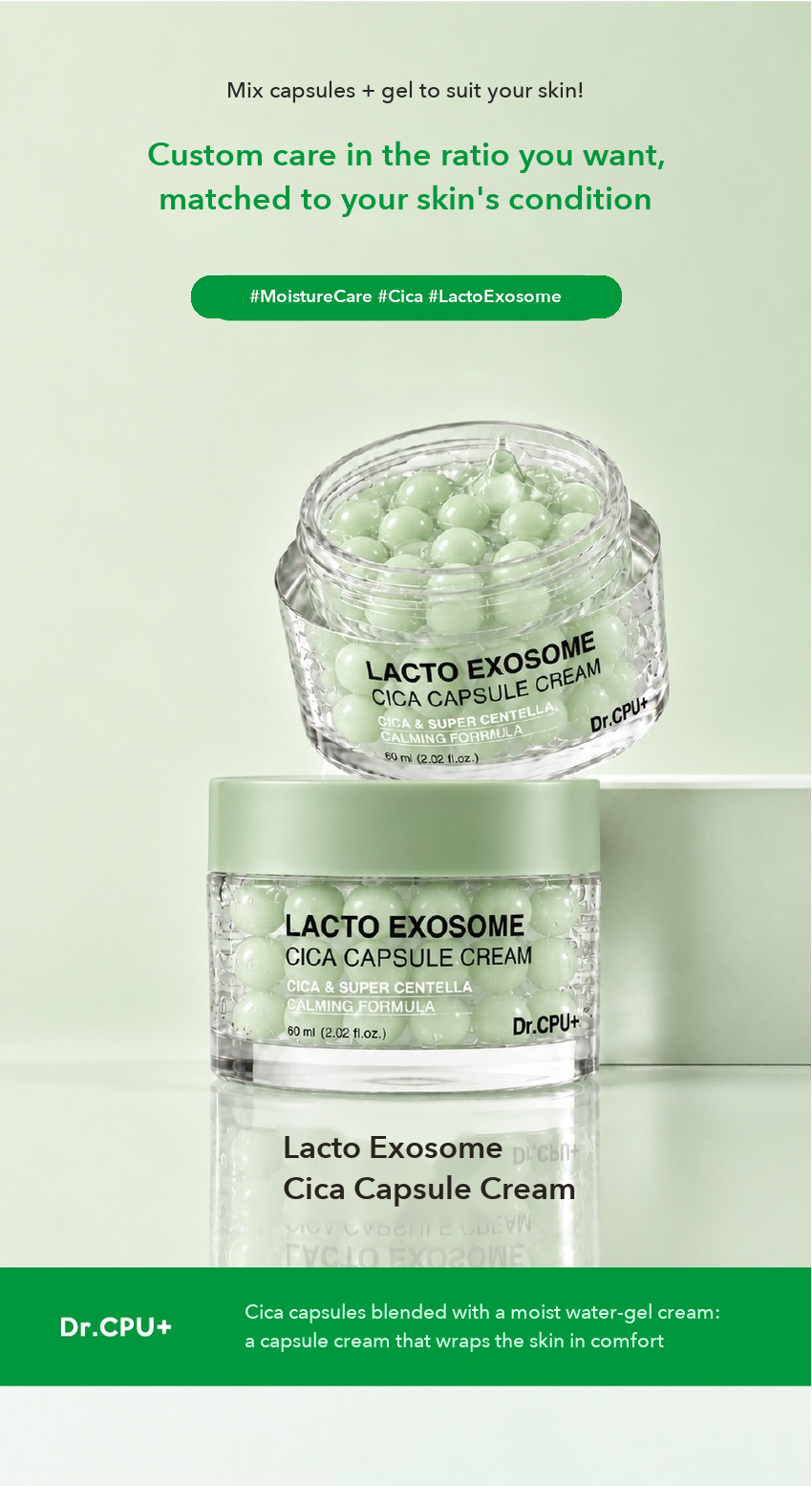 Dr.CPU+ Lacto Exosome Cica Capsule Cream detail 01