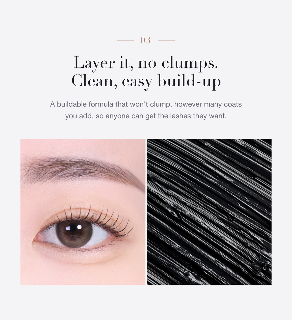 HEVVY MAKEUP Define Eyes Mascara Volume & Curl detail 08