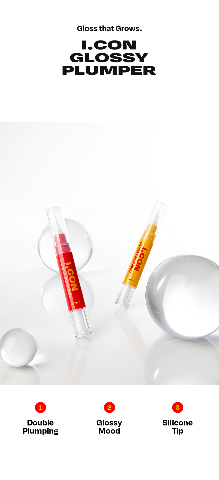 Cosiero I.CON Glossy Plumper 4g detail 03