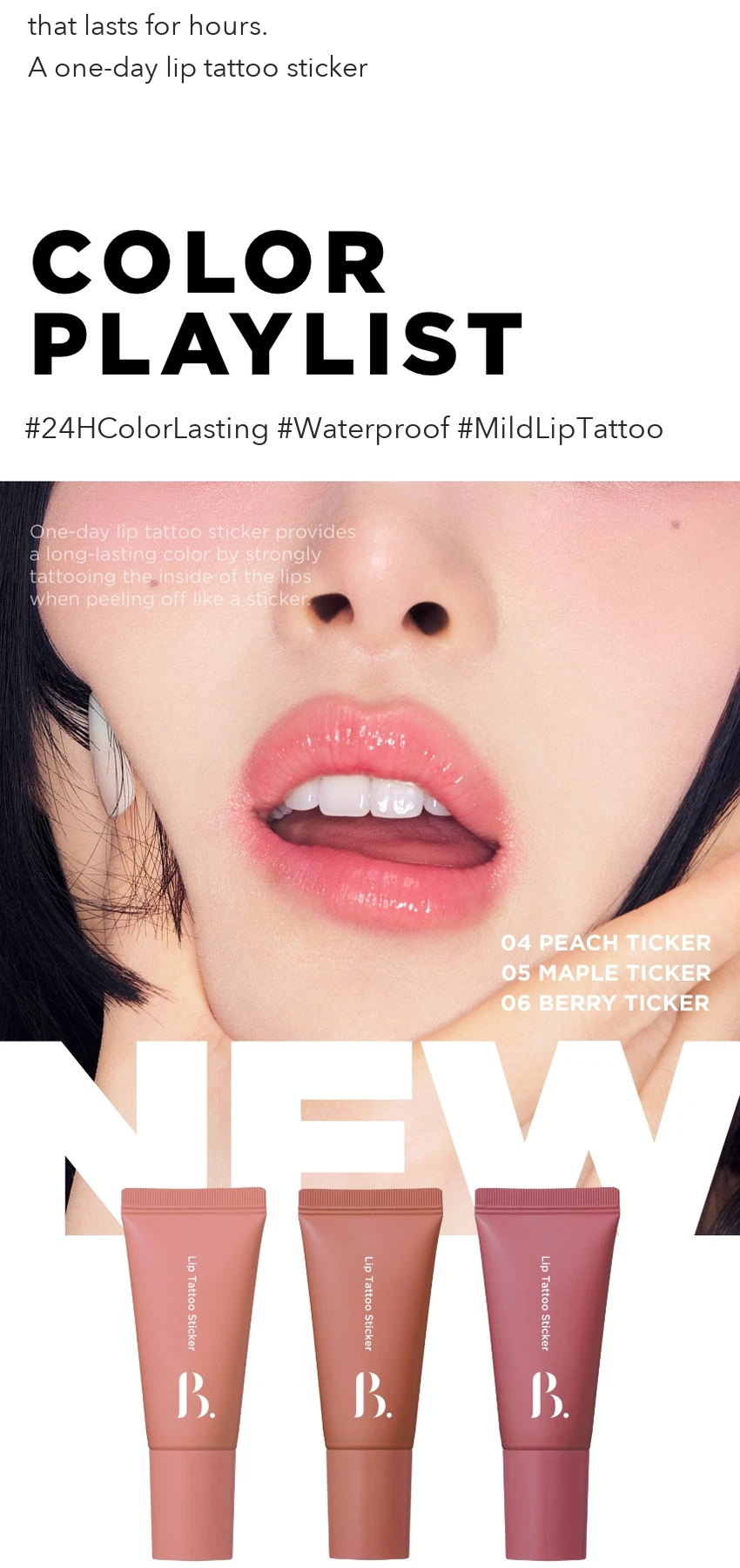 BONCEPT Lip Tattoo Sticker detail 02