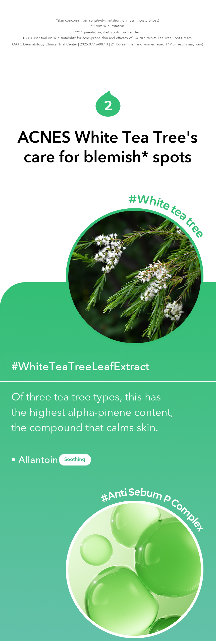 ACNES White Tea Tree Spot Cream 30ml detail 07