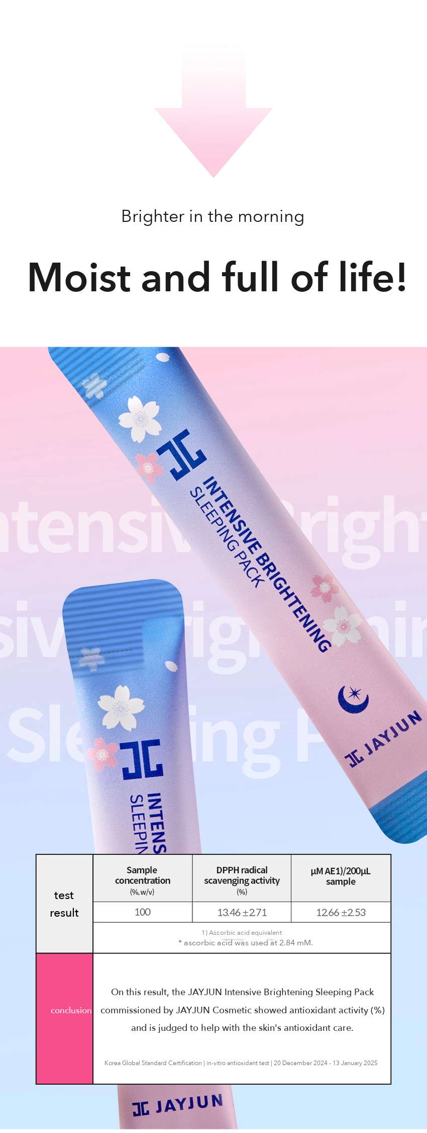 JAYJUN Intensive Brightening Sleeping Pack detail 3
