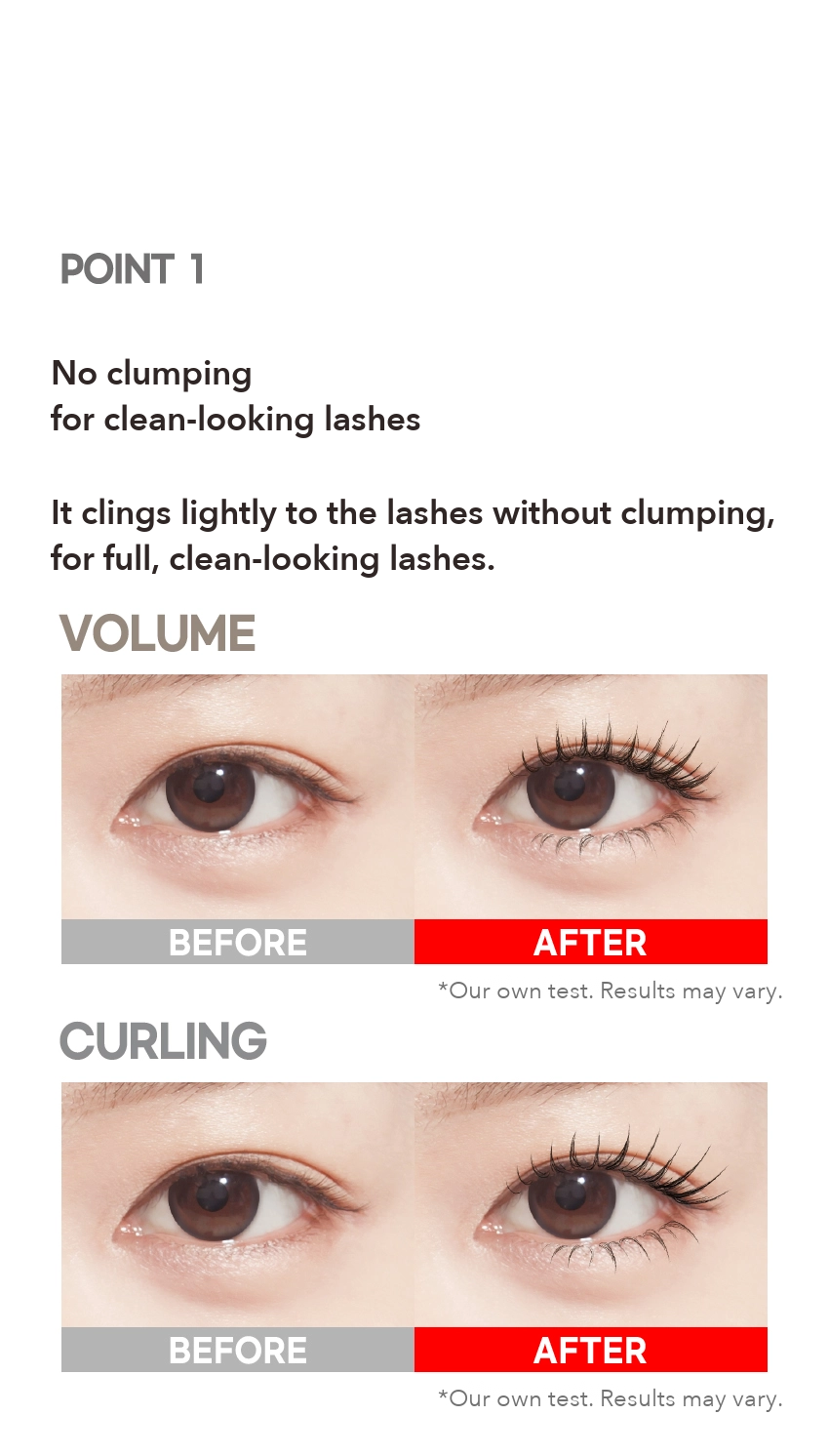 DAISO Lovely Makeup Mascara Volume / Curling detail 02