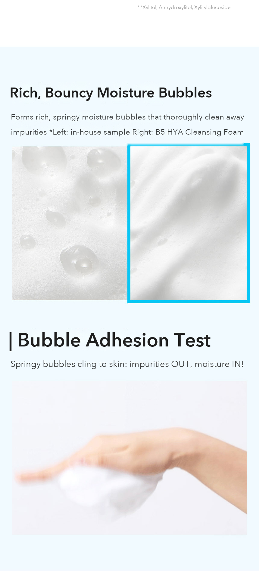 JMsolution B5 Hya Moisturizing Cleansing Foam 150ml detail 05