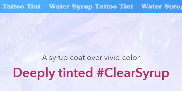 BERRISOM Water Syrup Tattoo Tint 3ml detail 05