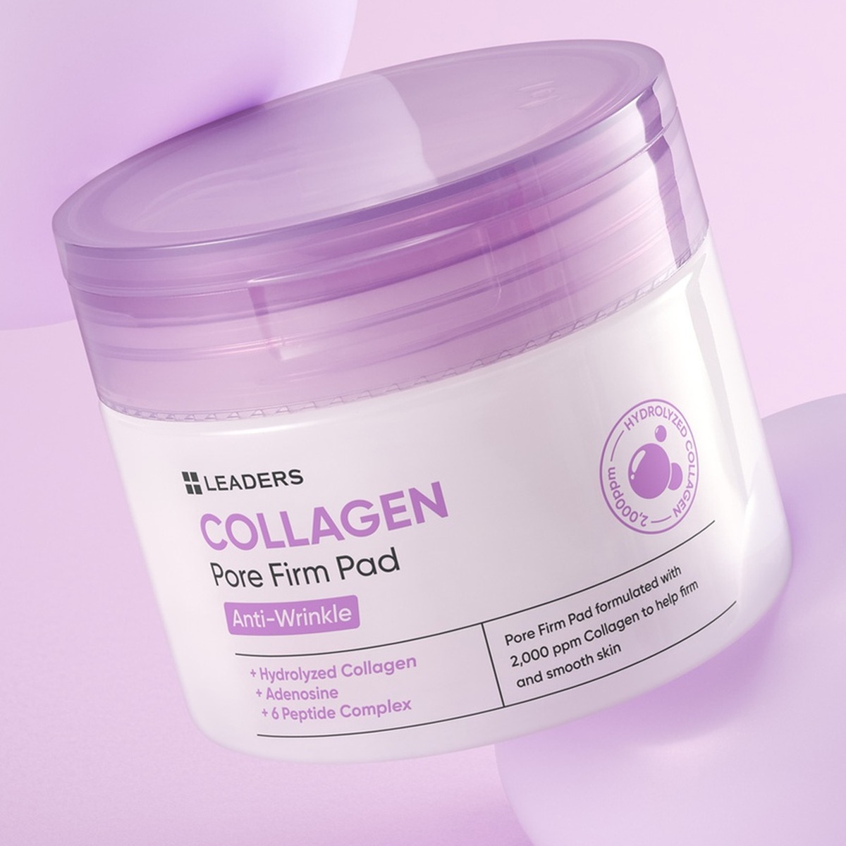 LEADERS Collagen Pore Firm Pad 120ml 60 Pads