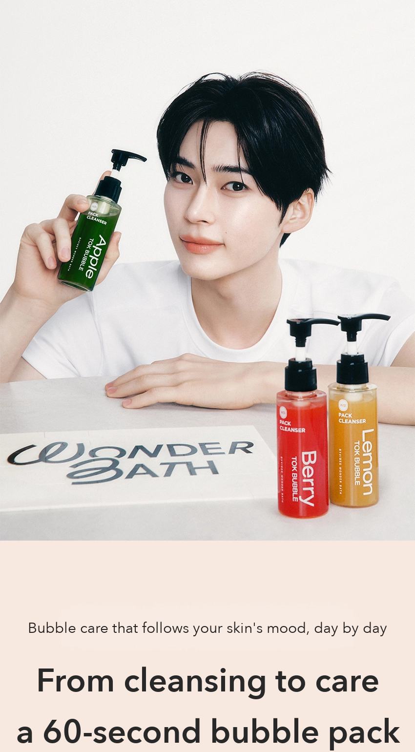 Wonder Bath Lemon Tok Bubble Pack Cleanser detail 01