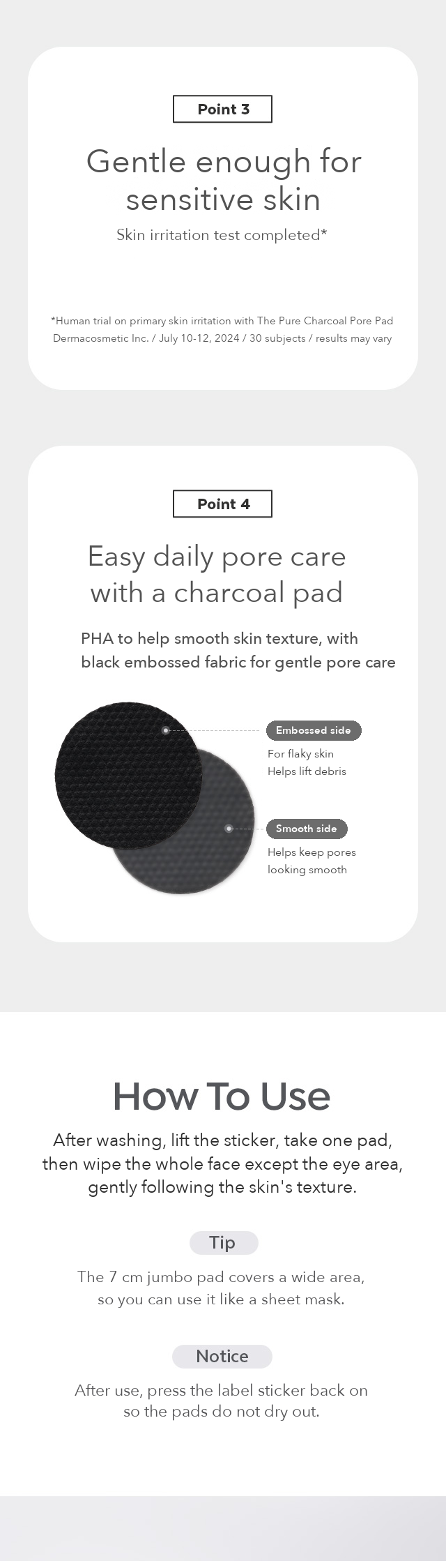 A'PIEU The Pure Charcoal Pore Pad detail 3