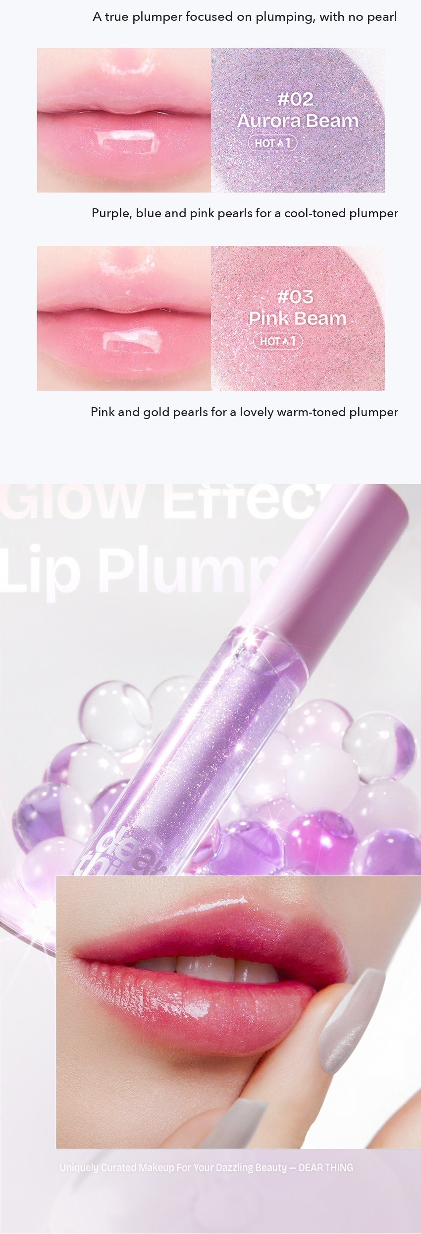 MILKTOUCH Dear Thing Glow Effect Lip Plumper detail 04