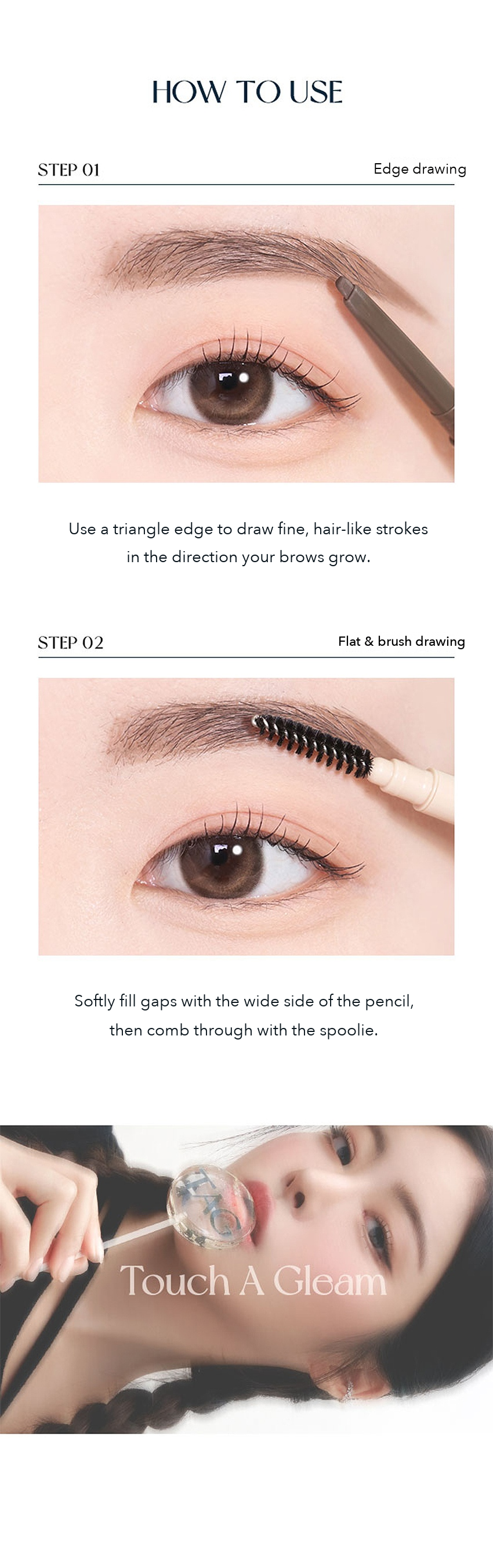 TAG Slim Brow Pencil Dark Brown detail 06