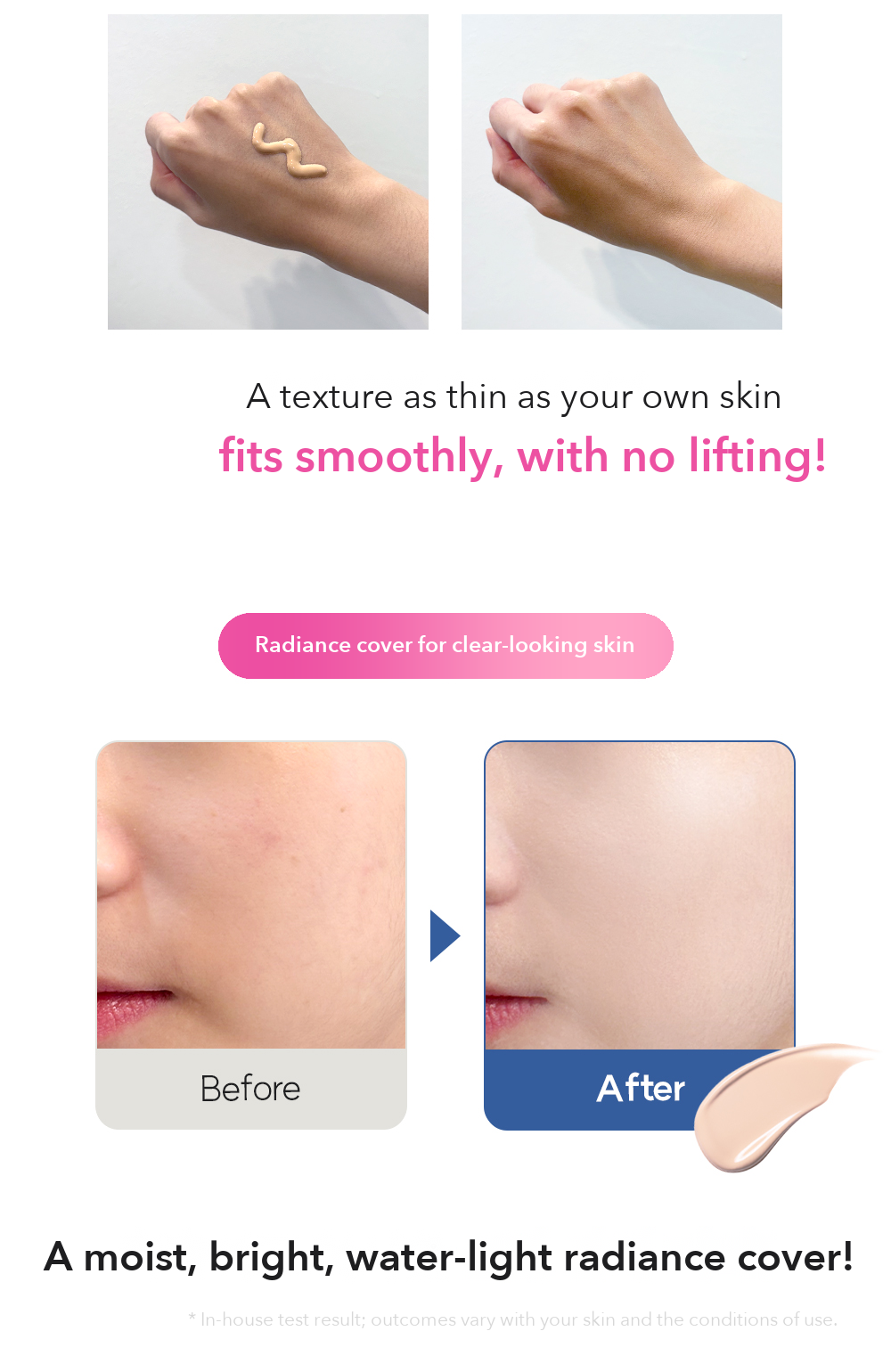 THE LAB by BLANC DOUX Clear Hyal Dewy Tinted Cover Cream detail 04