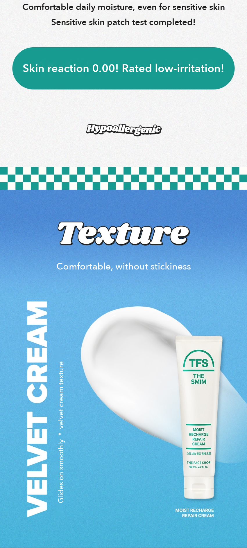 THE FACE SHOP The Smim Moist Recharge Repair Cream detail 8