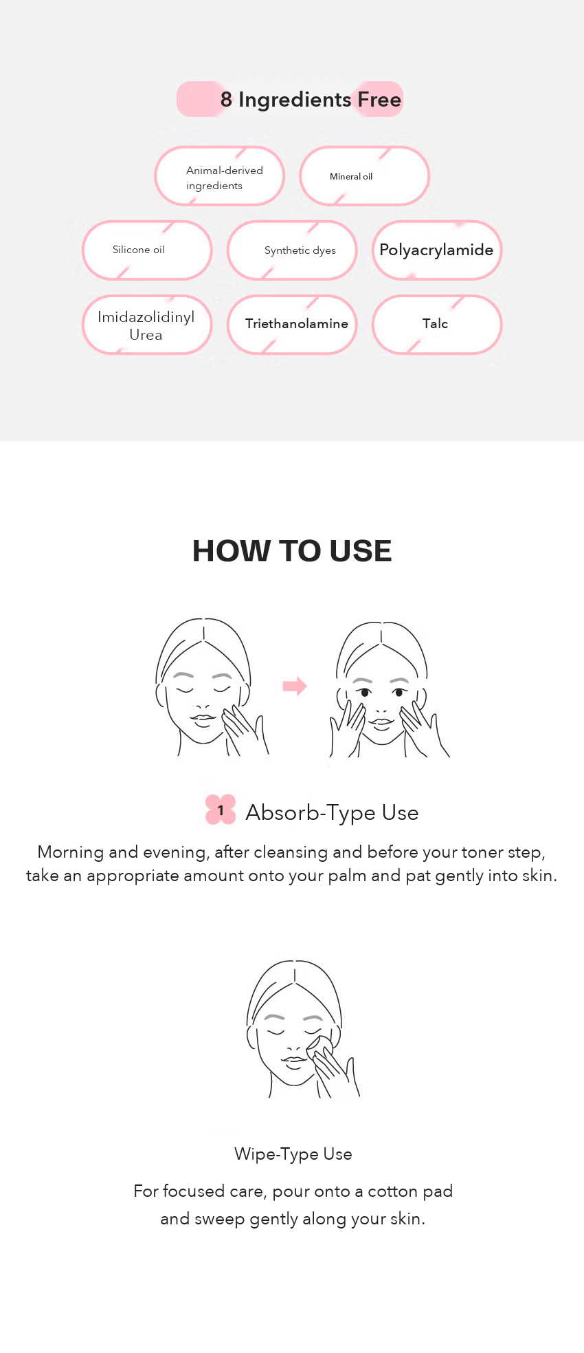 MIMO by MAMONDE Rosy-Hyalon Liquid Mask detail 13