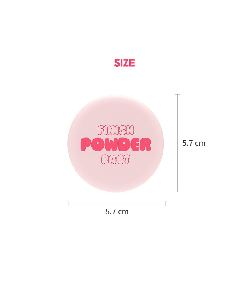 Mifactory Oil-Out Finish Powder Pact Pink Beige detail 7