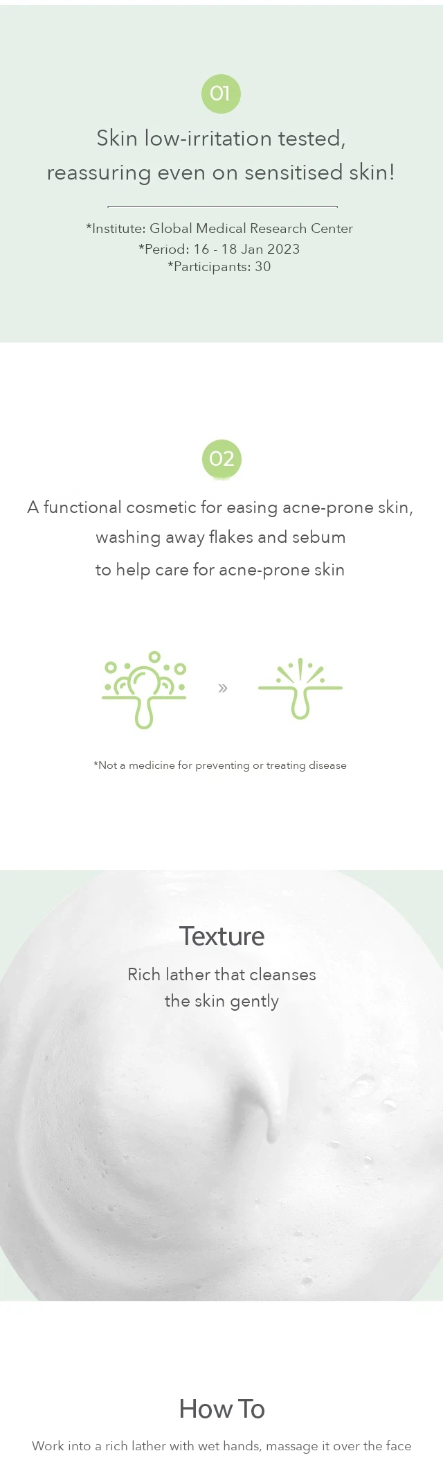 A'PIEU The Pure Tea Tree Cleansing Foam detail 3