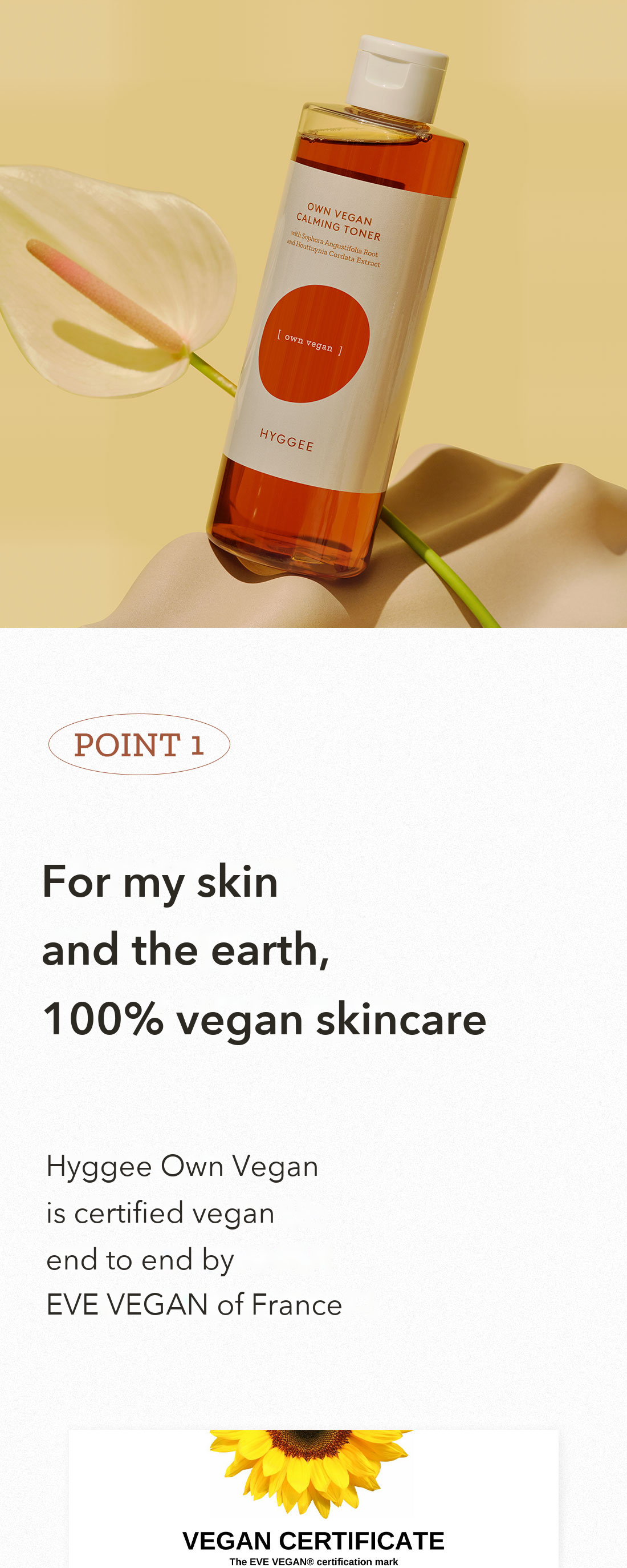 HYGGEE Own Vegan Calming Toner detail 3