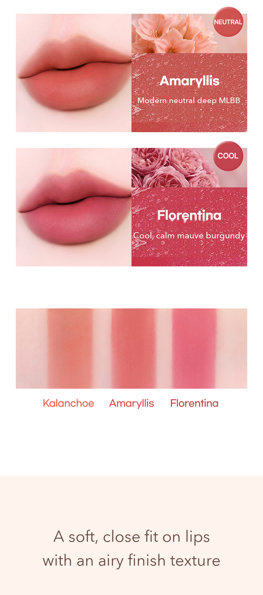 BY FLOWER Velvet Lipstick 3.3g detail 04