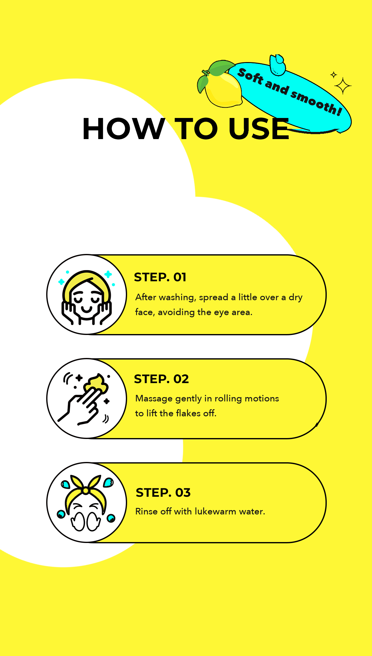 POINT Lemon Soda Brightening Peeling Gel how to use