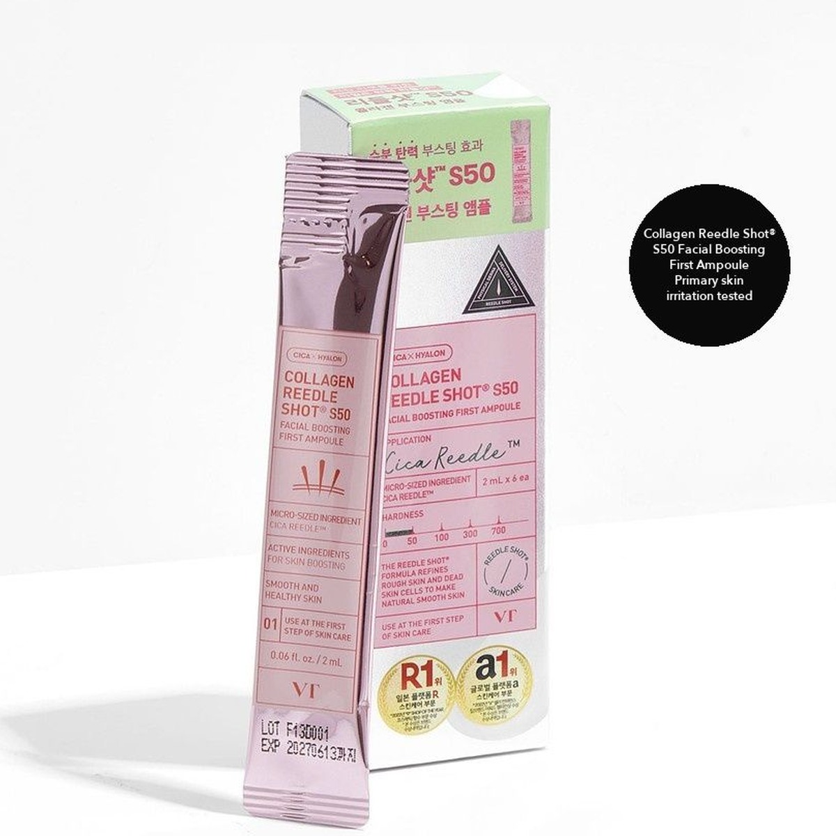 VT Collagen Reedle Shot S50 Facial Boosting First Ampoule 2ml x 6
