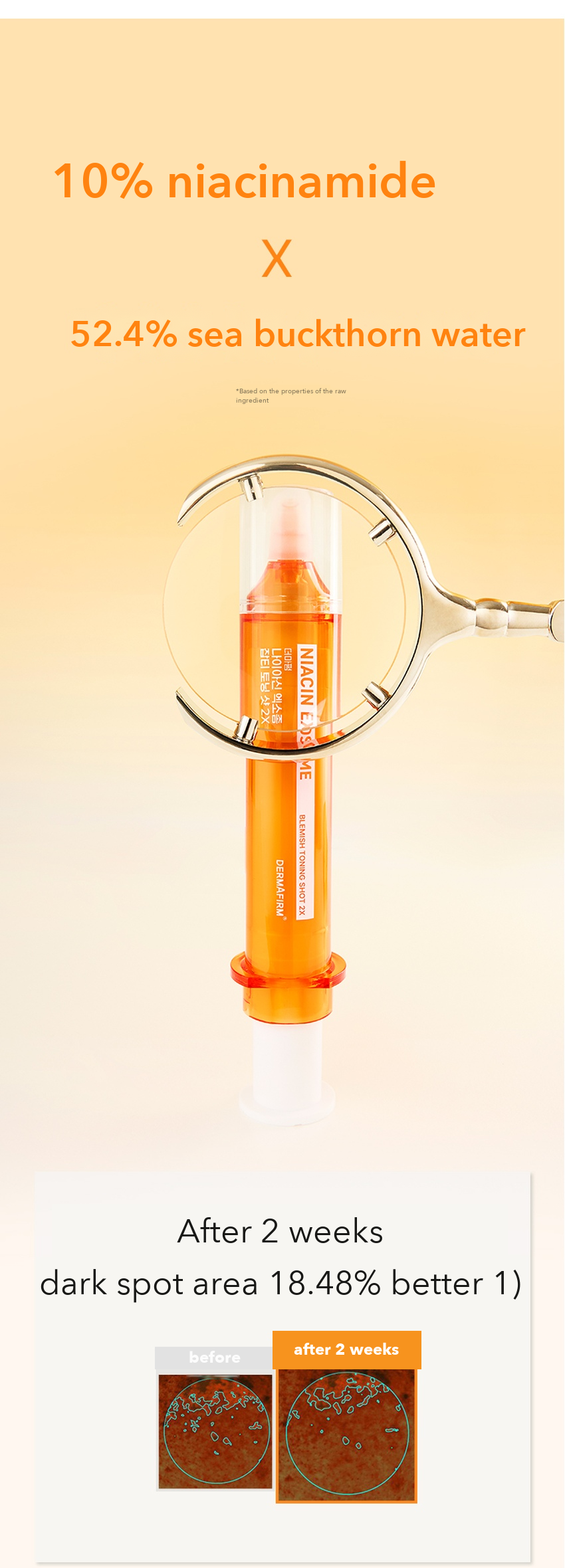 DERMAFIRM Niacin Exosome Spot Toning Shot detail 03