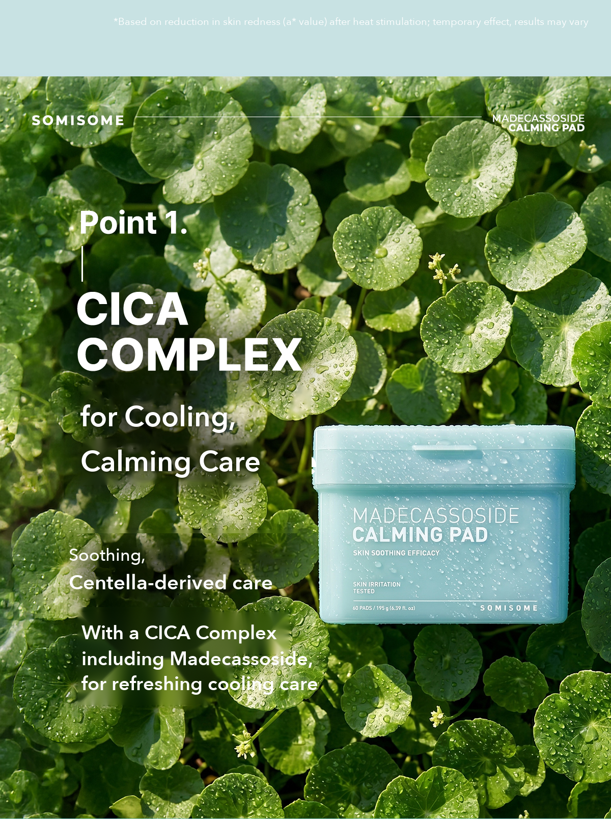 Somisome Madecassoside Calming Square Pad detail 3