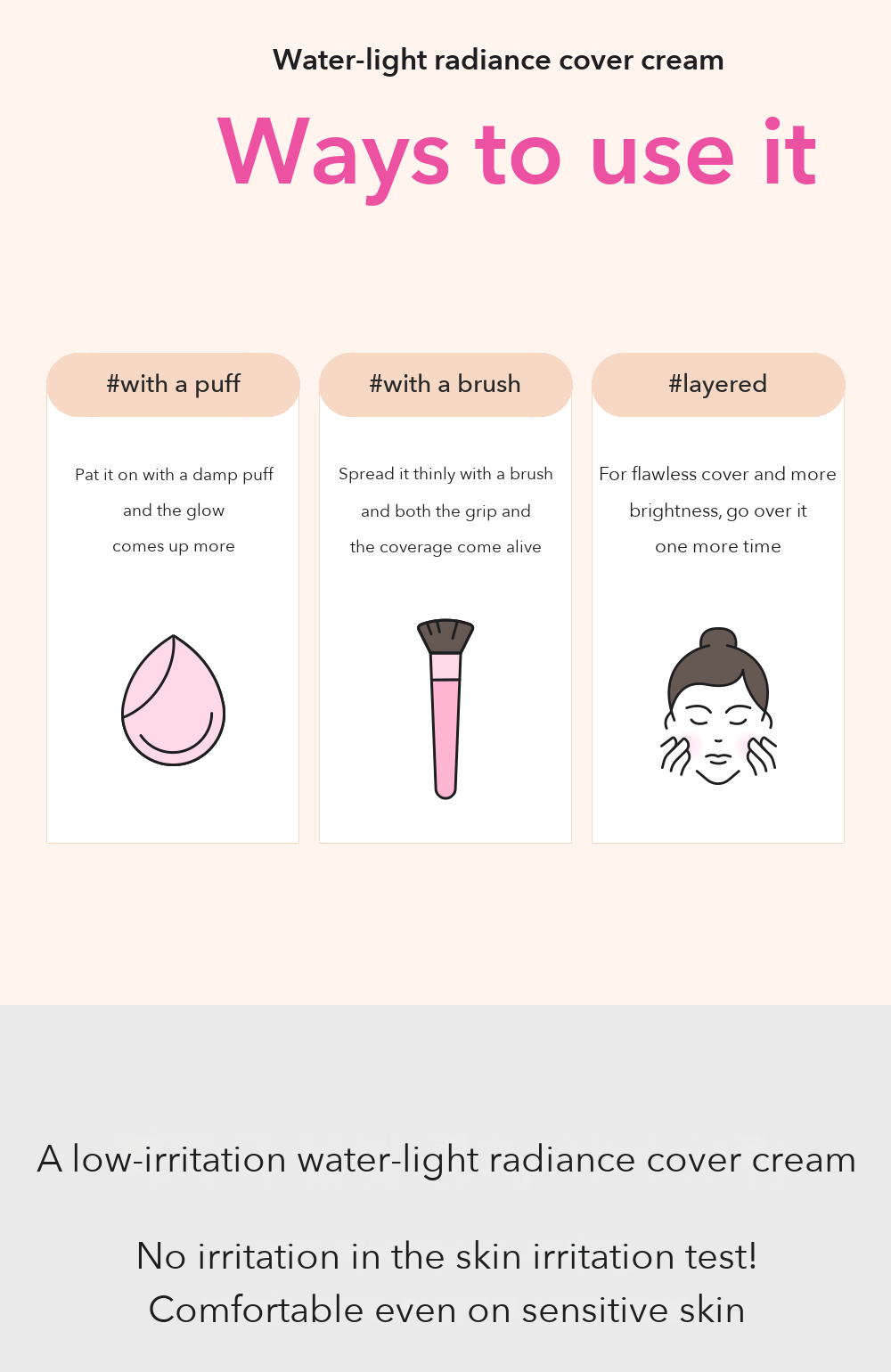 THE LAB by BLANC DOUX Clear Hyal Dewy Tinted Cover Cream detail 08