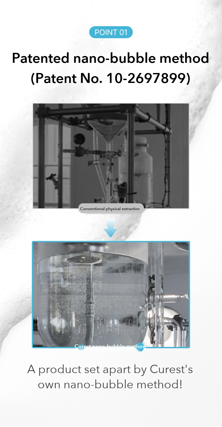 CUREST Bubble Foaming Cleanser detail 4